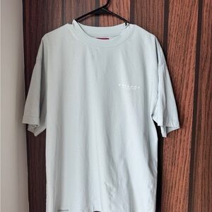 Minimalist Light Gray Crewneck T-Shirt